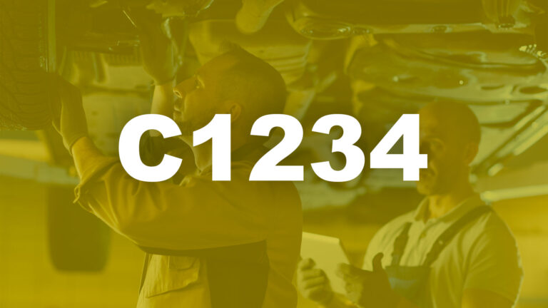 Código C1234 [OBD2] | Descripción, Causas y Soluciones
