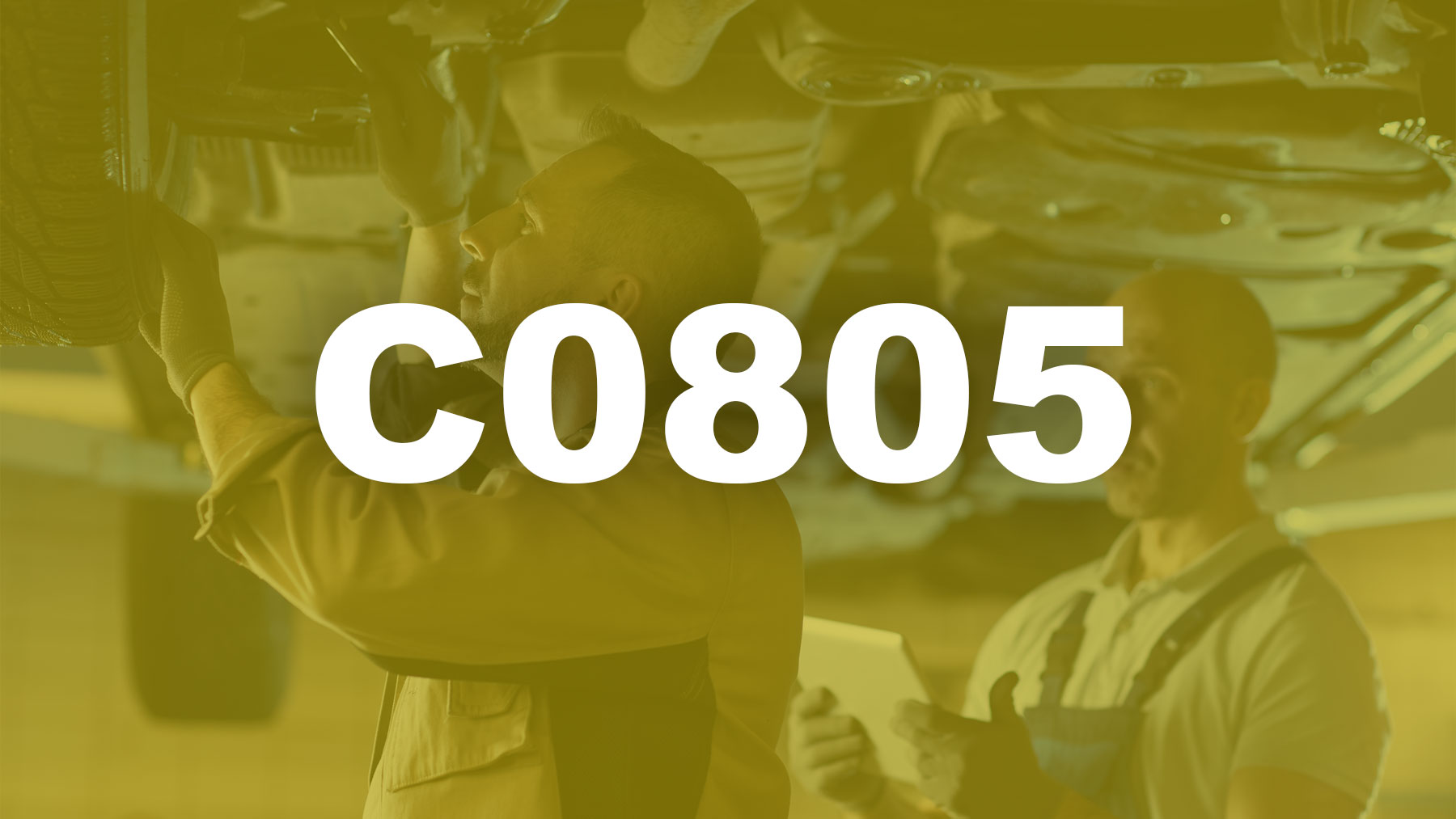 Código C0805 | Descripción, Causas y Soluciones